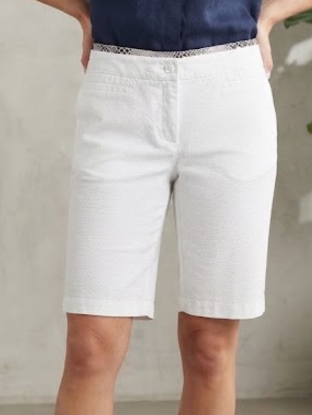 Claudia Ev‎ White Shorts